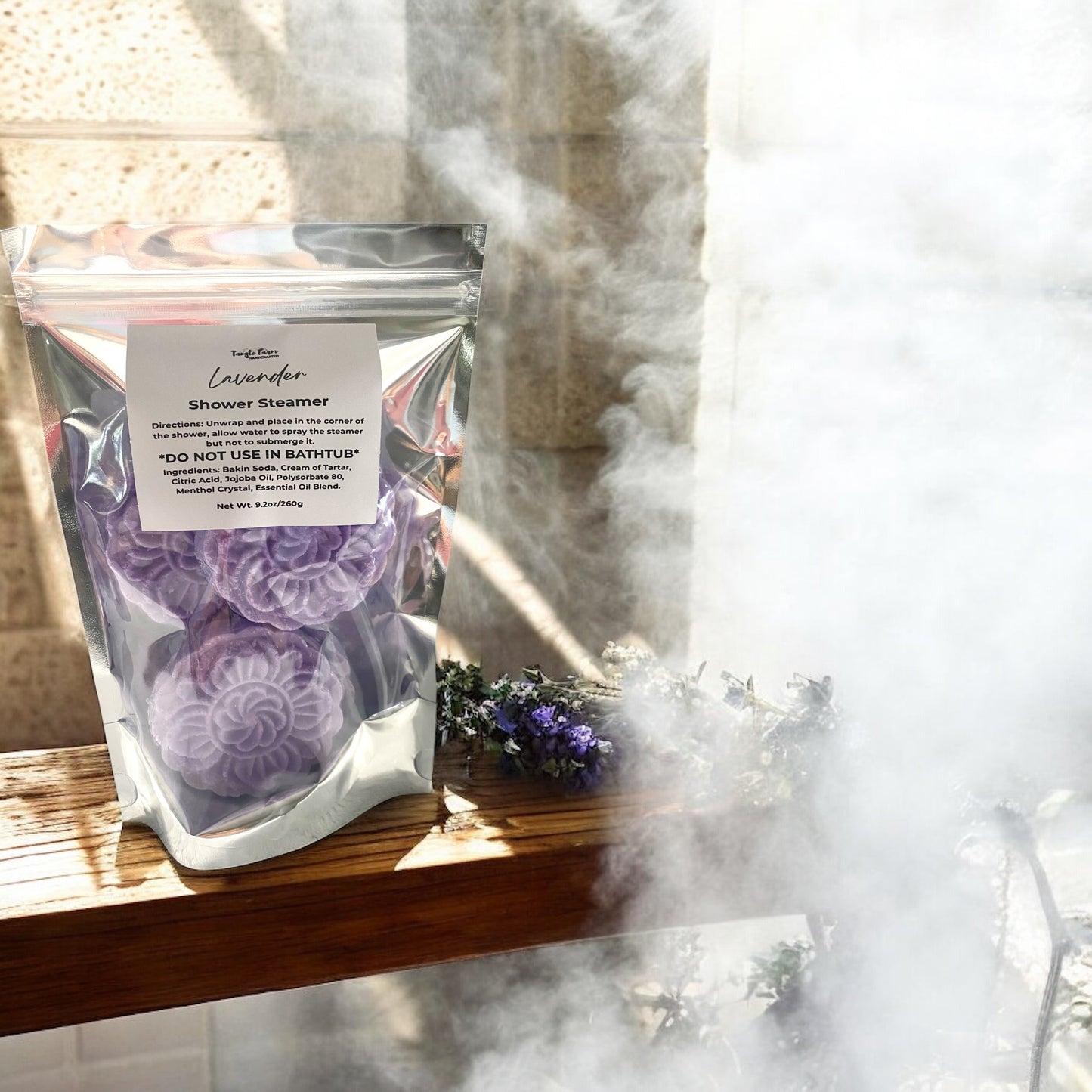 Shower Steamers scented with Lavender
