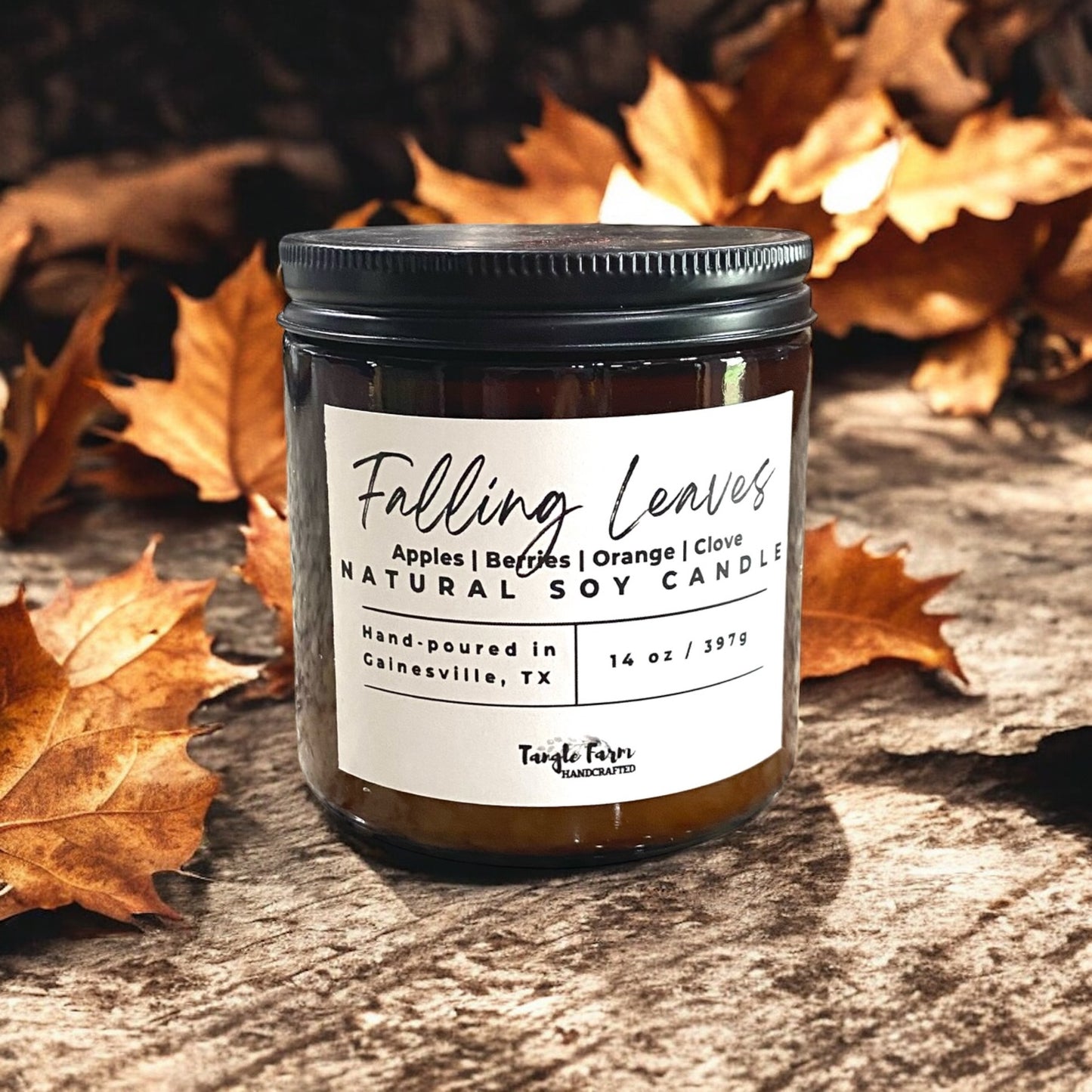 Falling Leaves Soy Candle