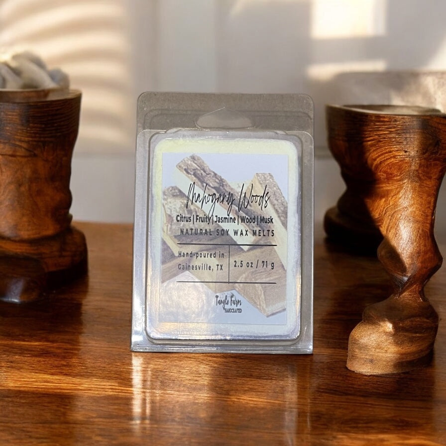 Mahogany Woods wax melt