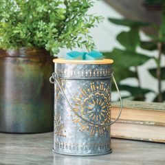 Galvanized Tin Illumination Fragrance Warmer