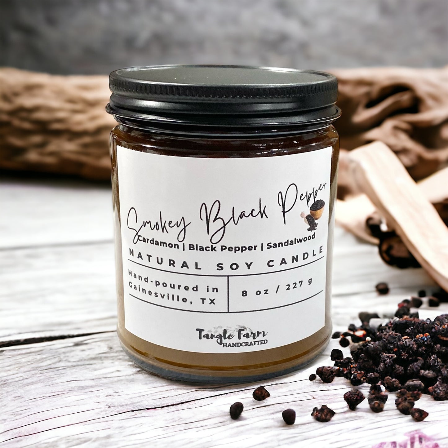 Smokey Black Pepper Soy Candle