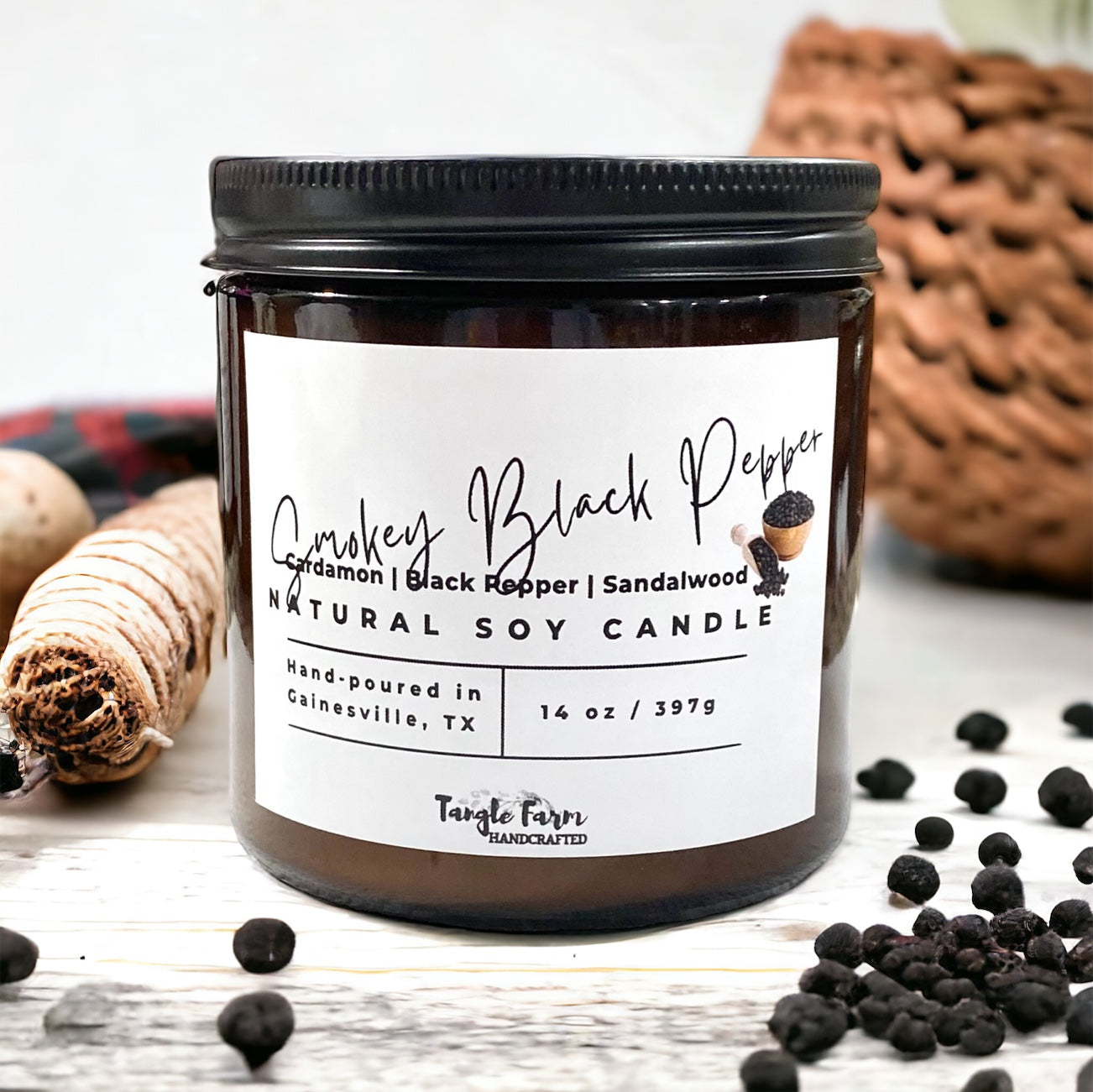 Smokey Black Pepper Soy Candle