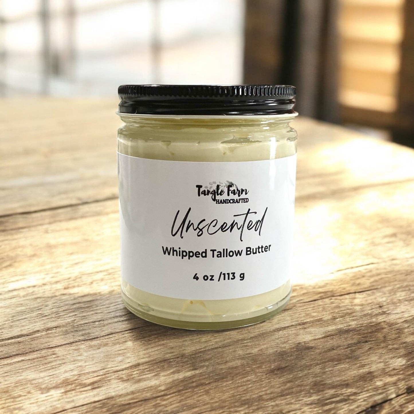 Whipped Tallow Butter in 4 oz Unscented