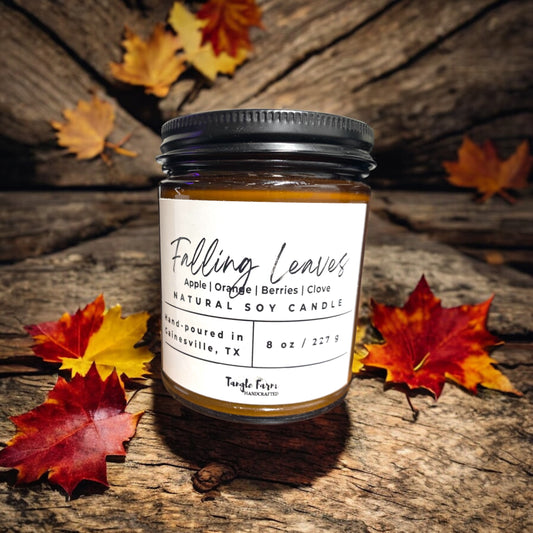 Falling Leaves Soy Candle