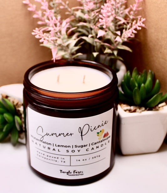 Summer Picnic Soy Candle