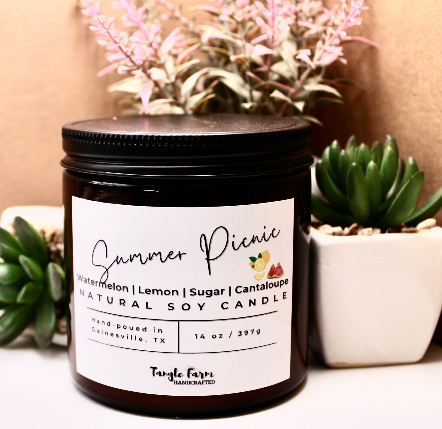 Summer Picnic Soy Candle