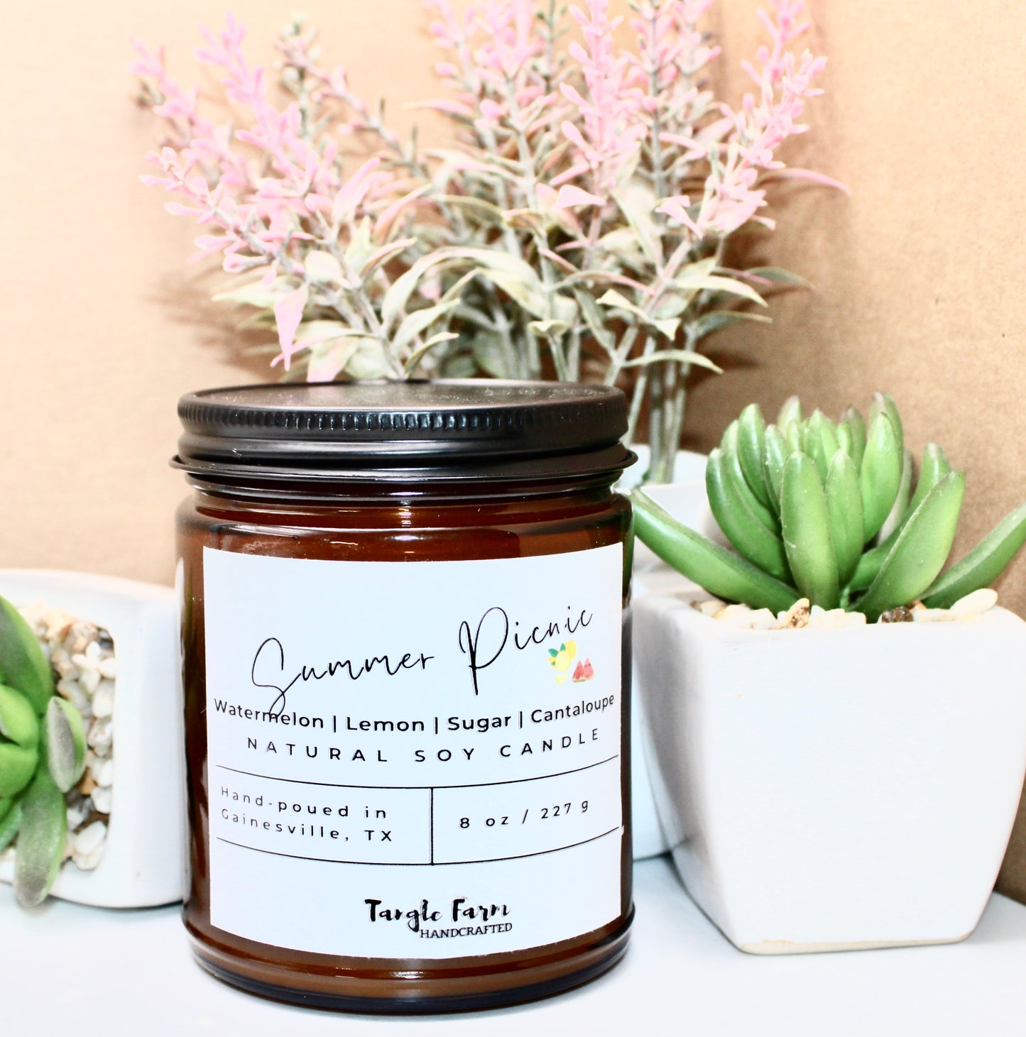 Summer Picnic Soy Candle