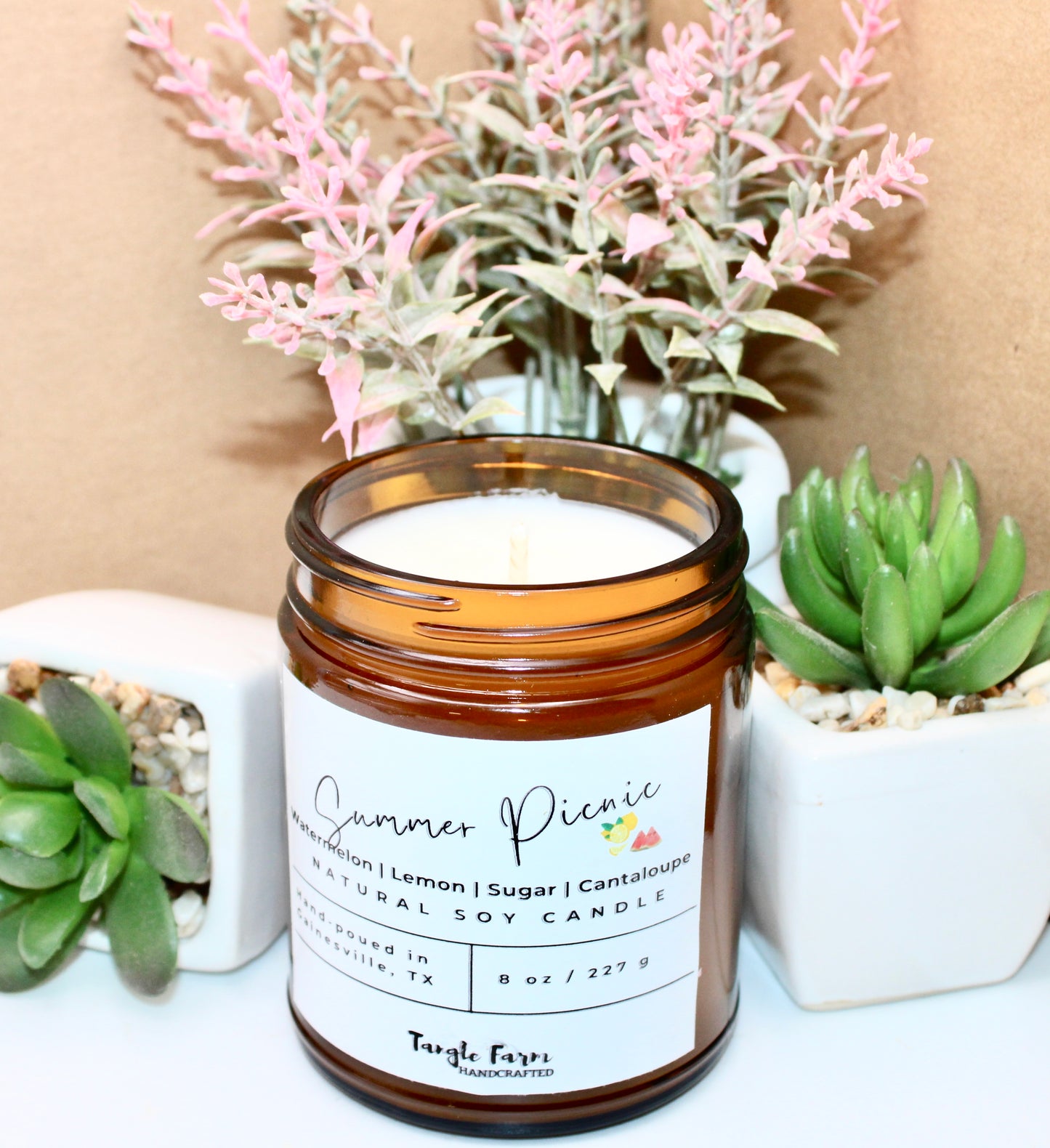 Summer Picnic Soy Candle