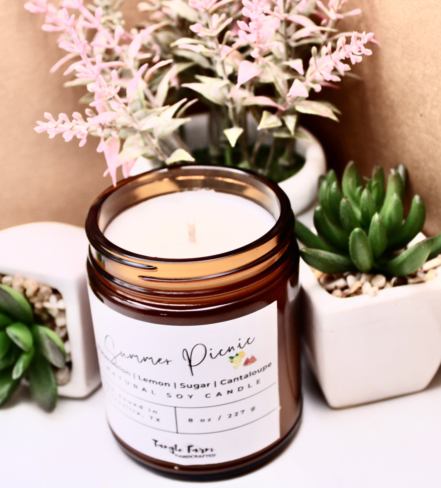 Summer Picnic Soy Candle