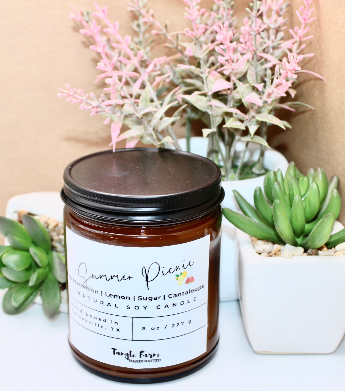 Summer Picnic Soy Candle