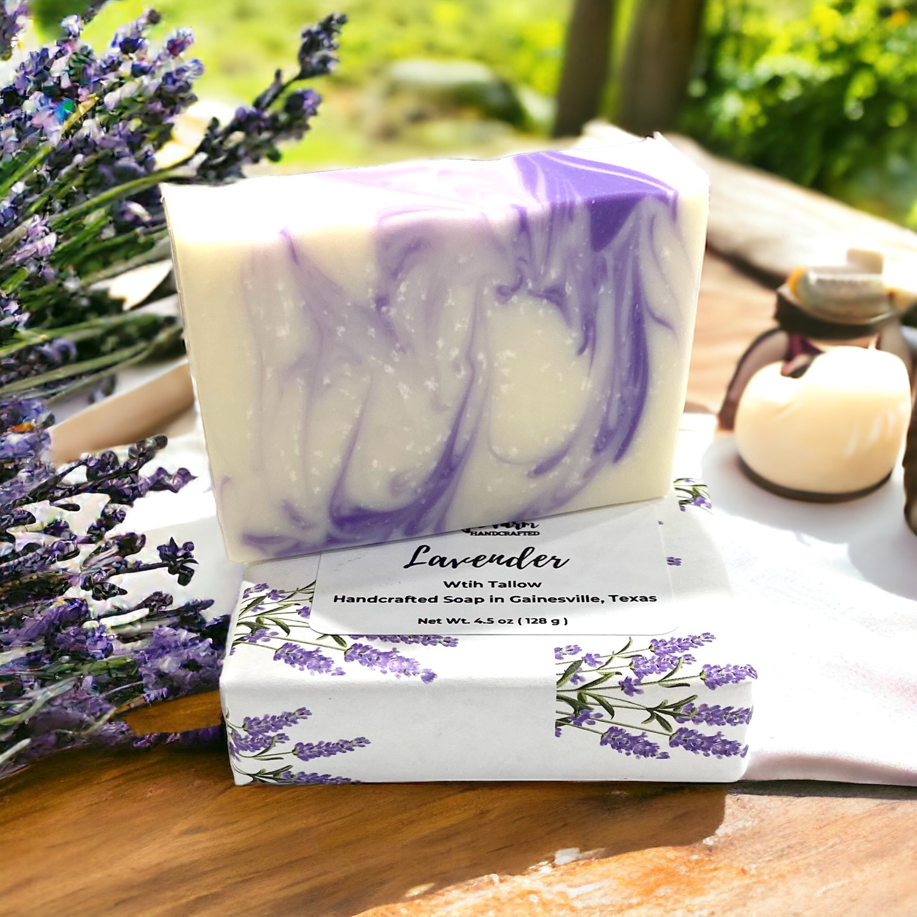 lavender soap with tallow