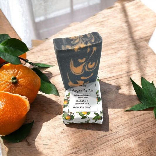 Orange + Tea Tree Tallow Soap