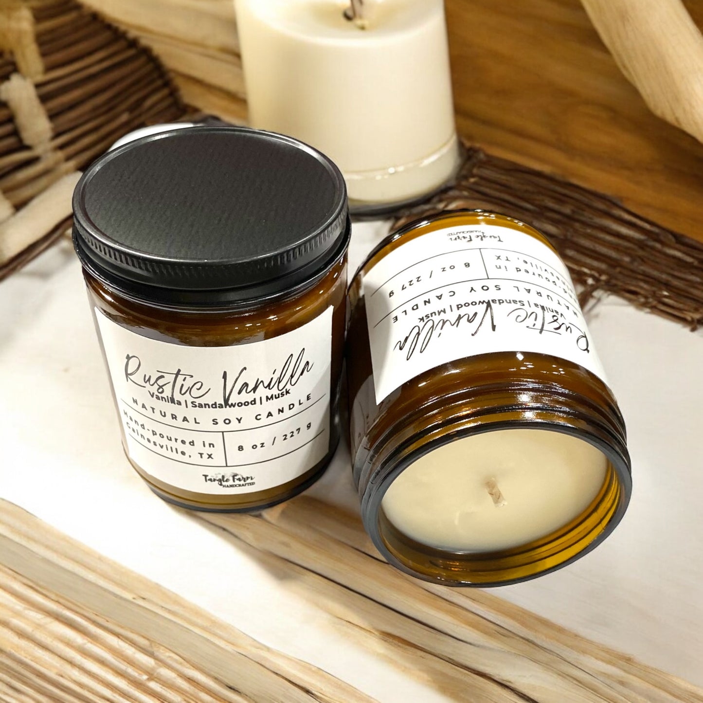 Rustic Vanilla Soy Candle