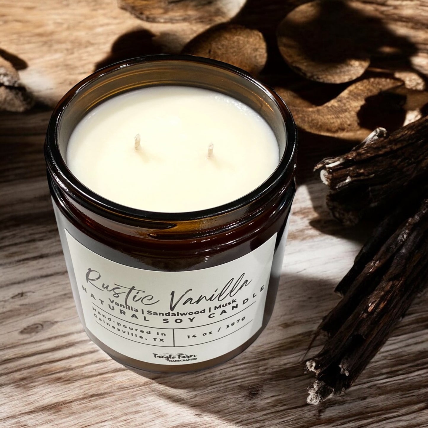 Rustic Vanilla Soy Candle