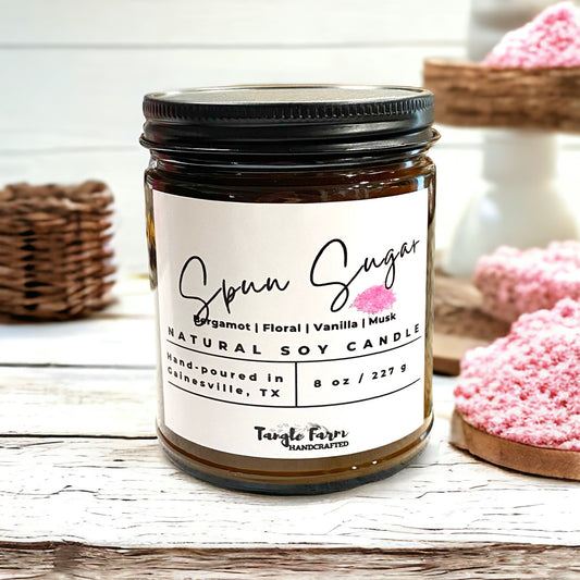 Spun Sugar Soy Candle