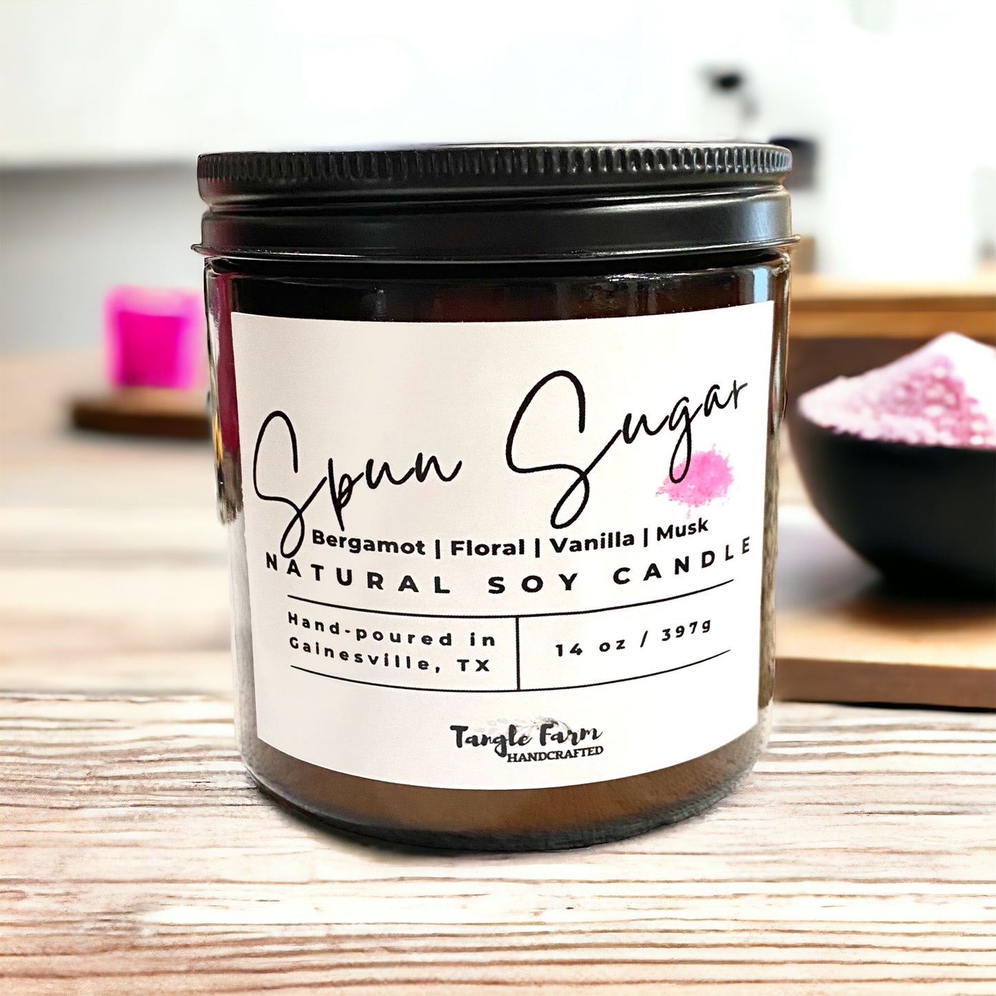 Spun Sugar Soy Candle