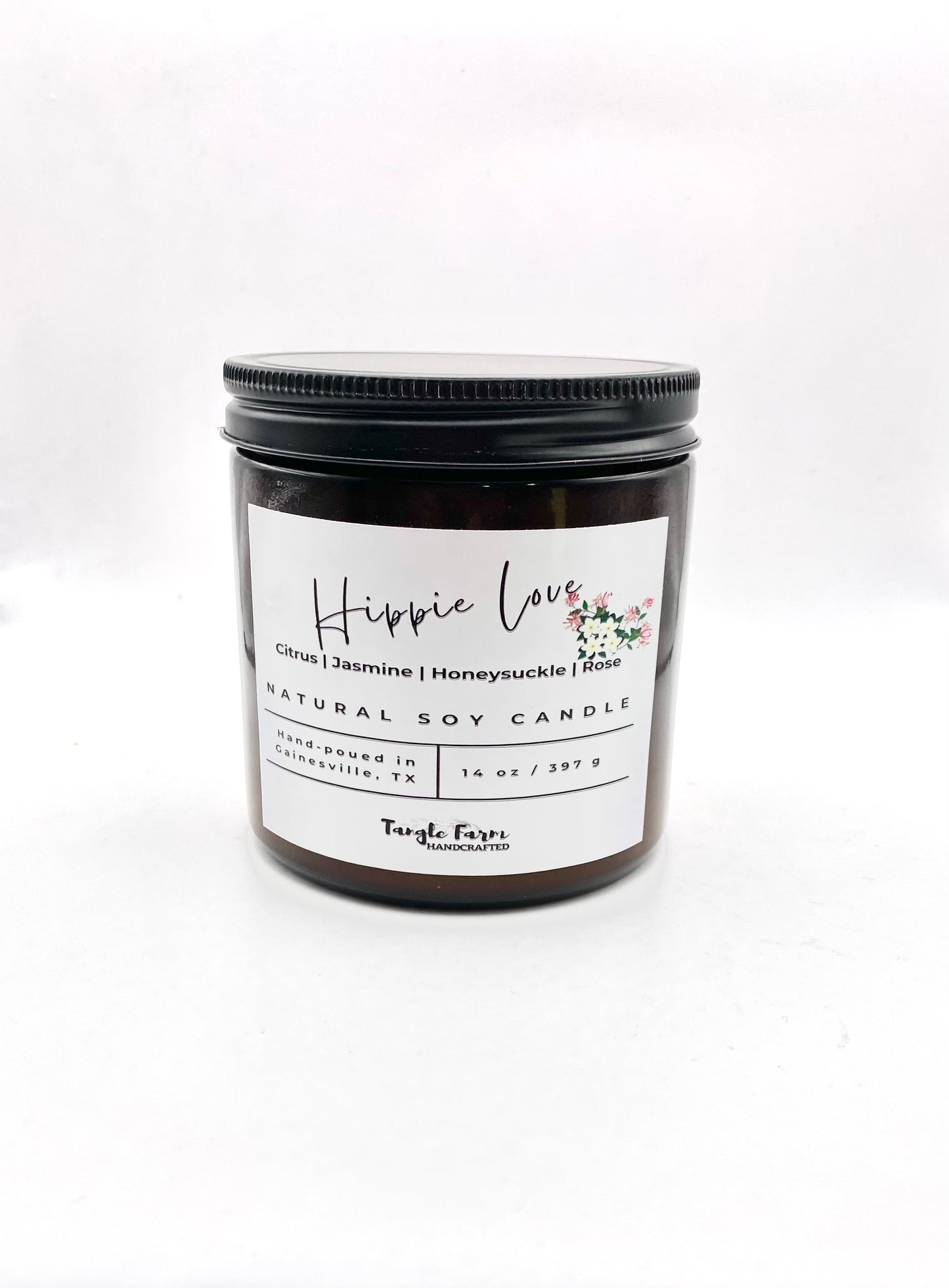 Hippie Love Soy Candle